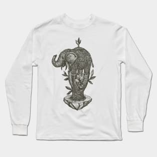 Elephant and Sapling Long Sleeve T-Shirt